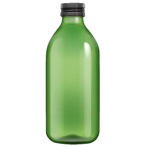 solution glass bottle liquid