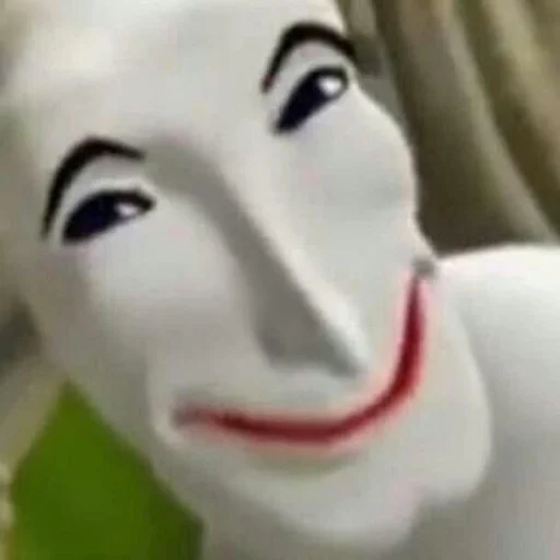 smile statue cartoon