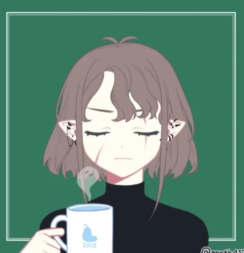 мультфильм аниме человеческое лицо