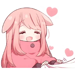 Sticker Neko Bunny - 11