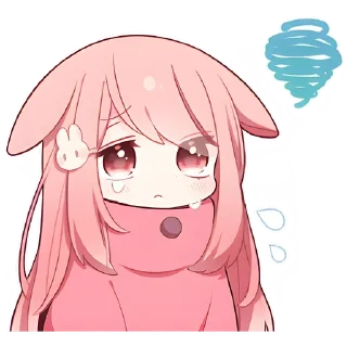 Sticker Neko Bunny - 2