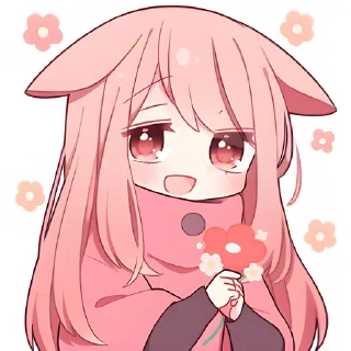 Sticker Neko Bunny - 3