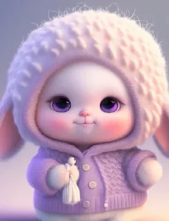 Sticker Bunny cute - 11