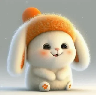 Sticker Bunny cute - 2