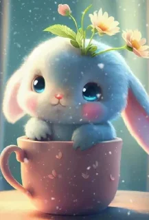 Sticker Bunny cute - 9