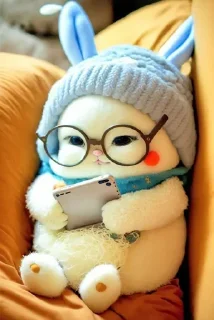 Sticker Bunny cute - 5