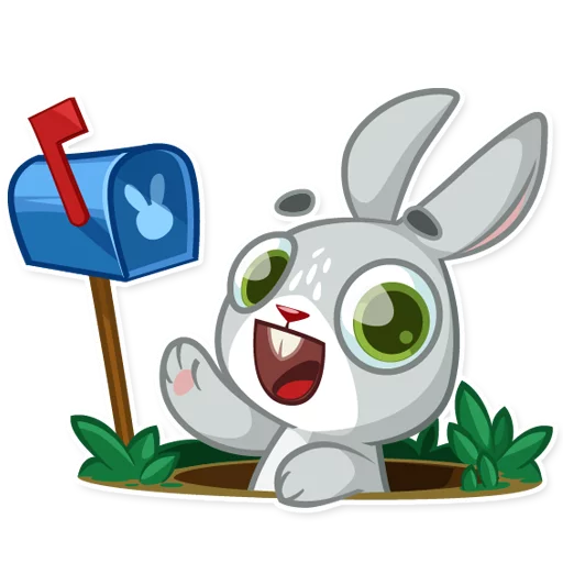 кролик клипарт мультфильм