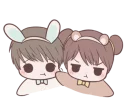 Sticker Bunny & Bearby @stickerscar - 2