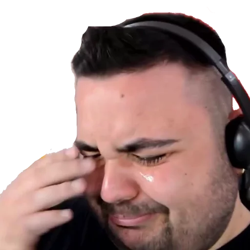 человеческое лицо Человек наушники