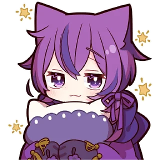 Sticker Чеширский котёнок @Nyasticks - 6