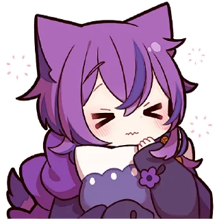 Sticker Чеширский котёнок @Nyasticks - 9