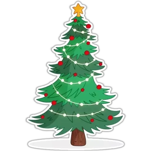 Стикер @GIFSTIKI 🎁 С НГ 🎄 - 6