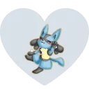 Sticker Colored hearts - 3