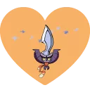 Sticker Colored hearts - 11