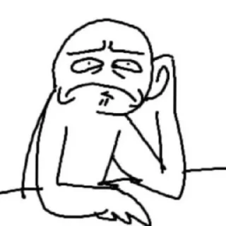 Sticker Человечки белые человечки - 7