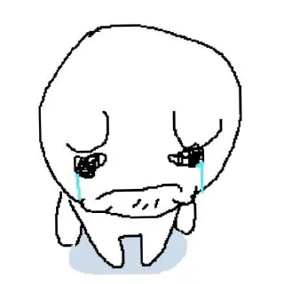 Sticker Человечки белые человечки - 8