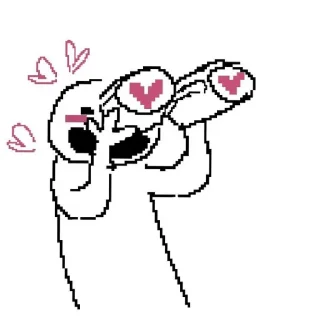 Sticker Человечки белые человечки - 3