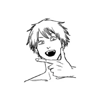 Sticker Человек бензопила мемы - 11