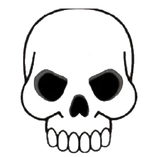 Sticker Череп - 7