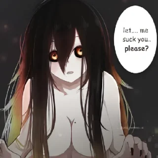 Sticker Черная дыра тян - 6