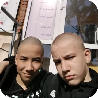 Sticker Черный и белый и косматый и всё крч - 3