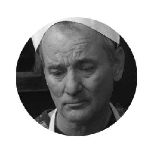 human face black and white portrait