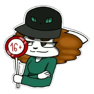 Sticker CREEPY CAT~ - 7