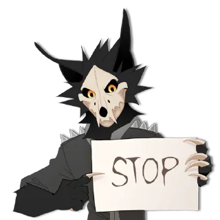 Sticker Cadaver • @culpeof0x • Wingedwolf94 - 10