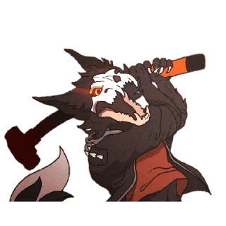 Sticker Cadaver • @culpeof0x • Wingedwolf94 - 9