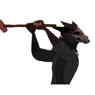 Sticker Cadaver • @culpeof0x • Wingedwolf94 - 2