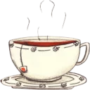 Sticker Café jardim_by Mell - 1