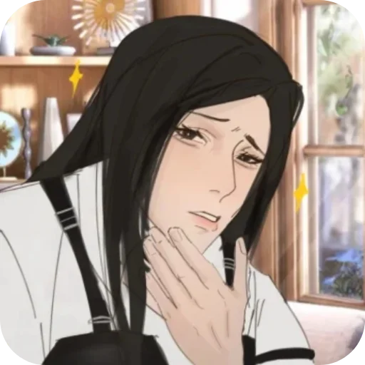 anime cartoon human face