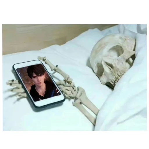 indoor bed human face