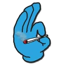 Стикер weed - 2