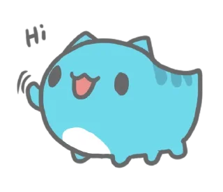 Стикер 咖波 靜態 - Classic&奶泡貓 @Capoo_Stickers - 2