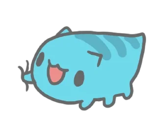 Стикер 咖波 靜態 - Classic&奶泡貓 @Capoo_Stickers - 7