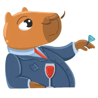 Стикер Capy - 10