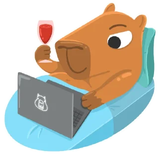 Стикер Capy - 8