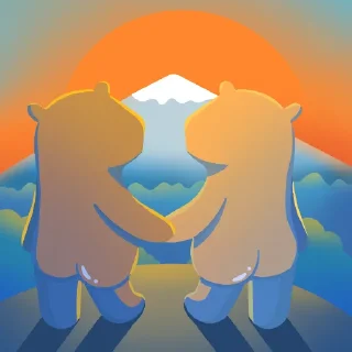 Стикер Capy - 4