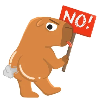 Стикер Capy - 2