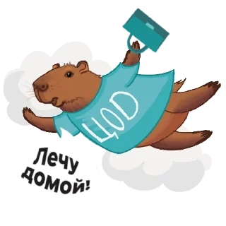 Стикер Капибара в ЦОДе - 0