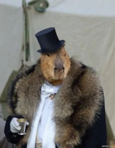 Sticker Capybaraschan - 1