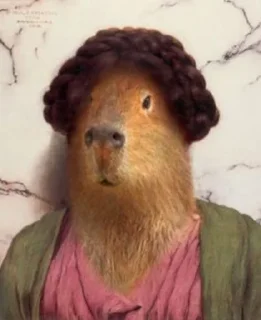 Sticker Capybara @MyselfMeandIo - 11