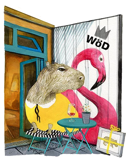 Sticker Between the CapyBars - 3