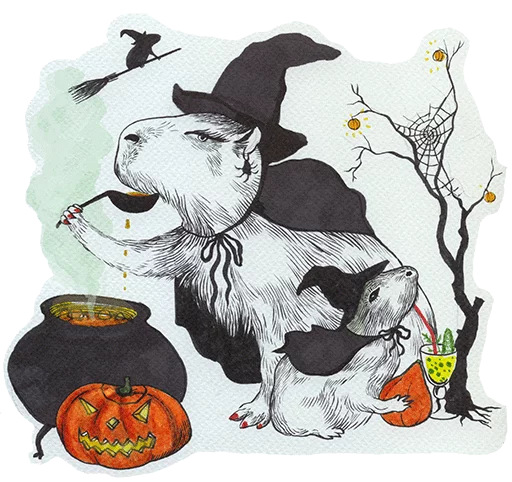 Sticker Between the CapyBars - 1