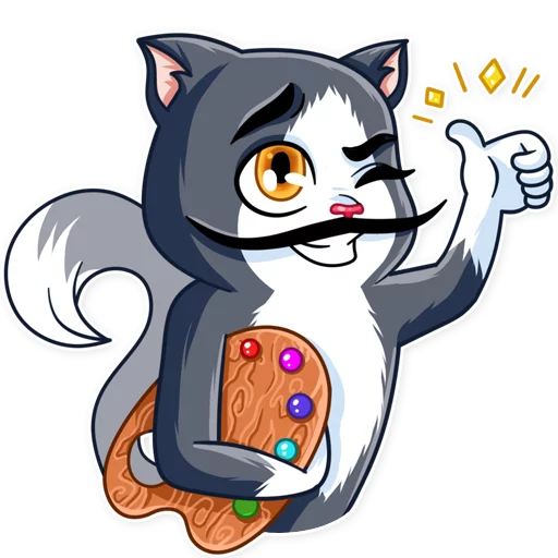 кошка клипарт мультипликация