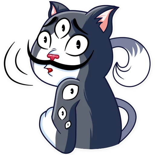 кошка клипарт иллюстрация