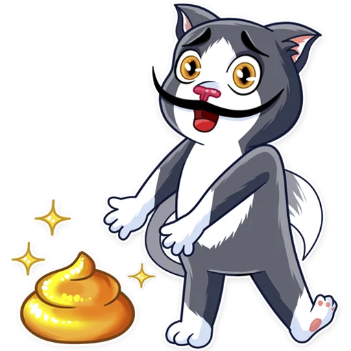 клипарт кошка мультфильм