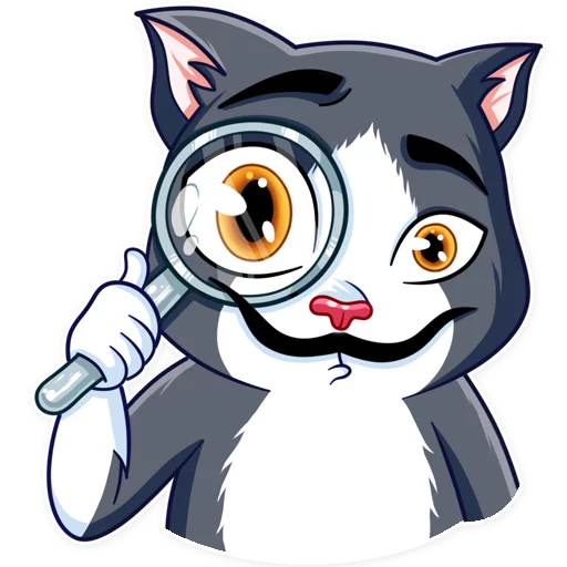 кошка эскиз клипарт