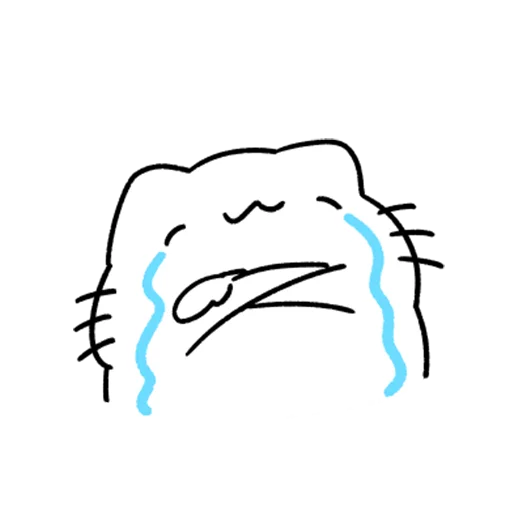 Cat is crying @IMG2D - мультфильм